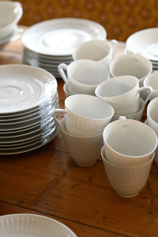 Vintage MCM rare "Apart"  by Hutschenreuther 1950s original dinner and tea set