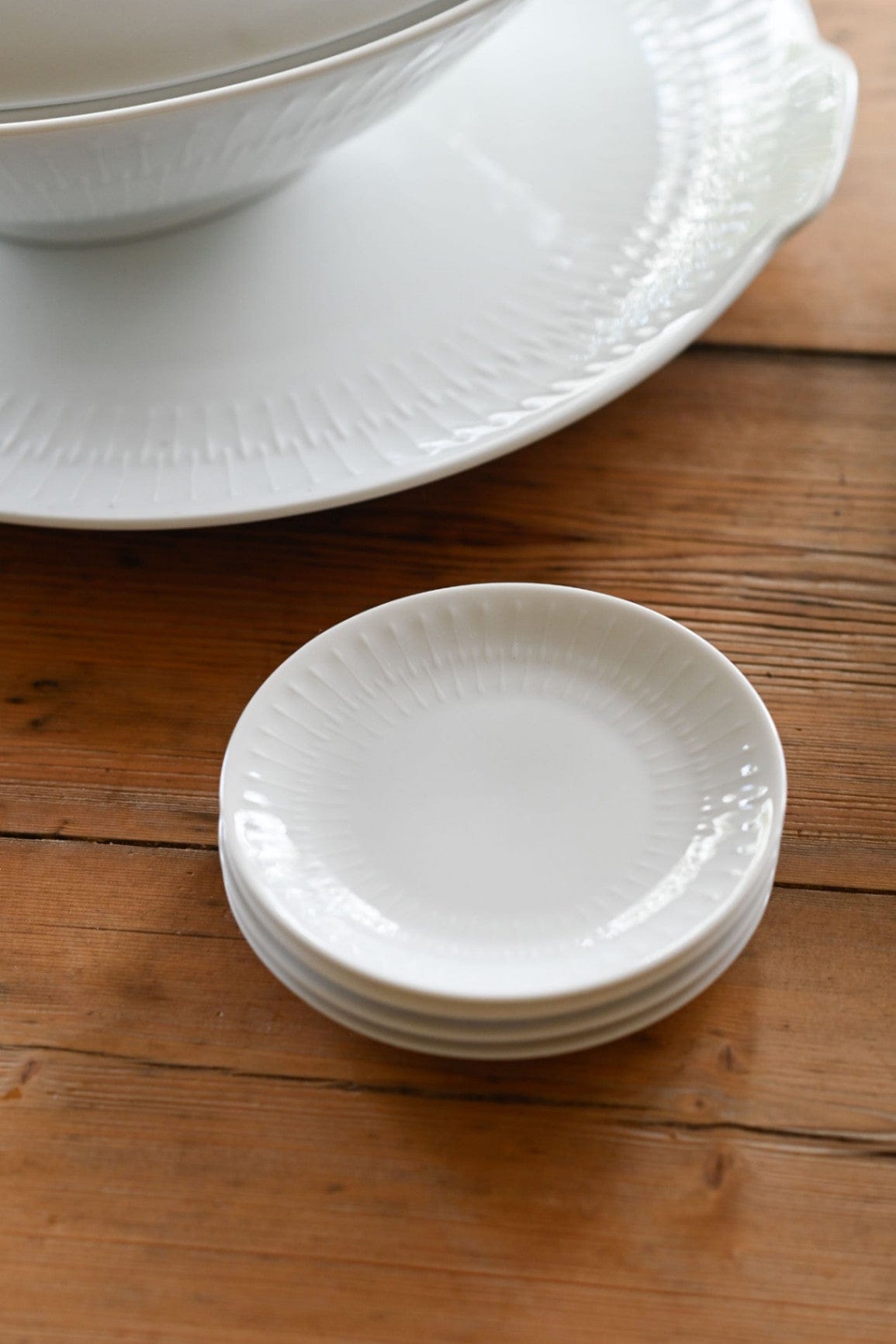 Apart by Hutschenreuther Vintage rare tiny condiment plates Set of 4