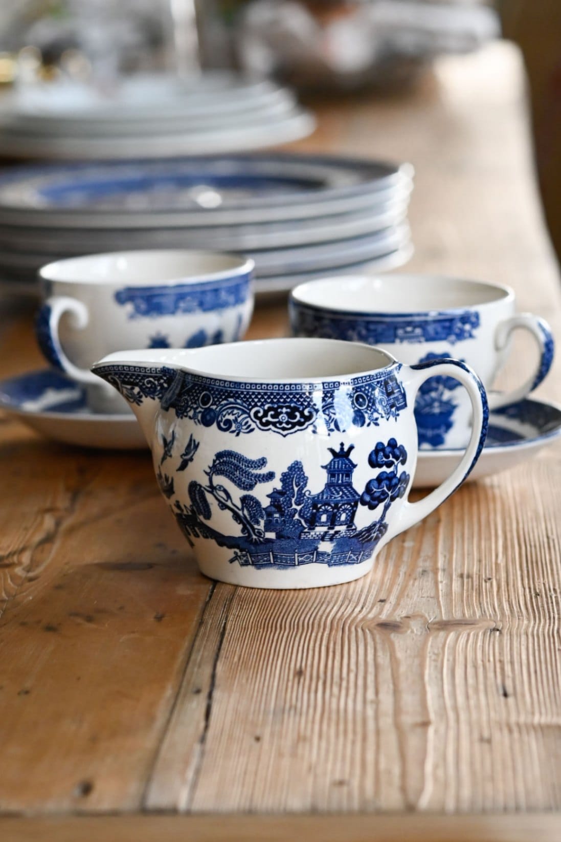 Johnson Bros Willow Pattern Small milk jug