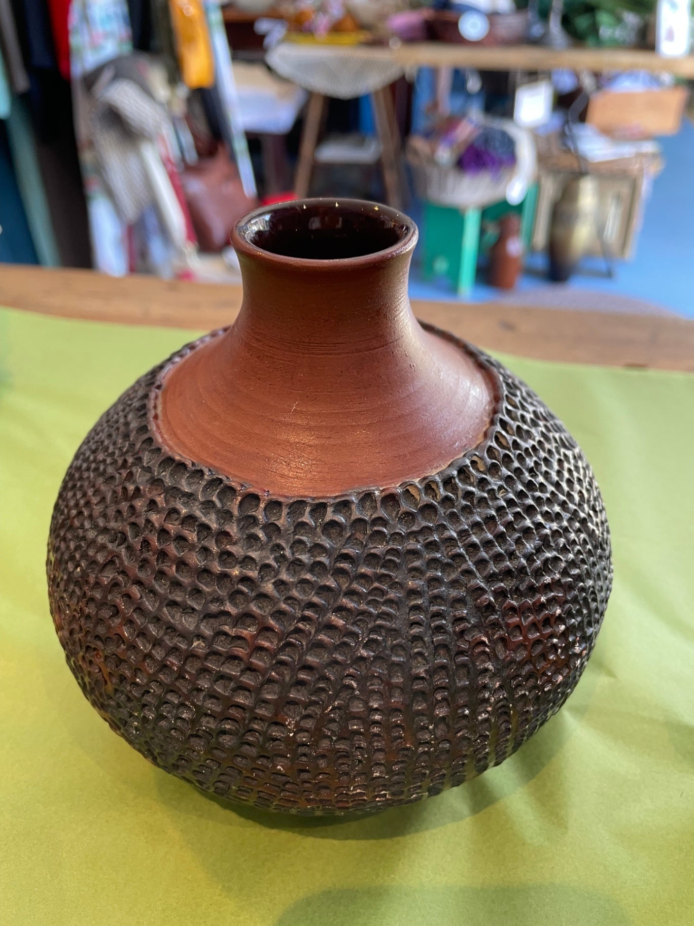 Vintage Poole Guy Sydenham Atlantis pottery vase