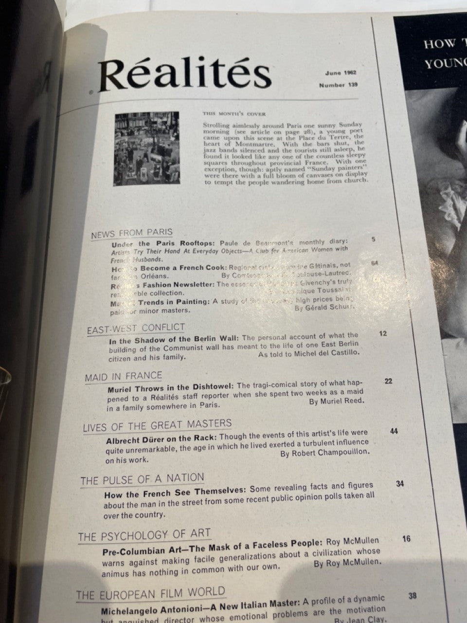 Réalités June 1962 Number 139 magazine