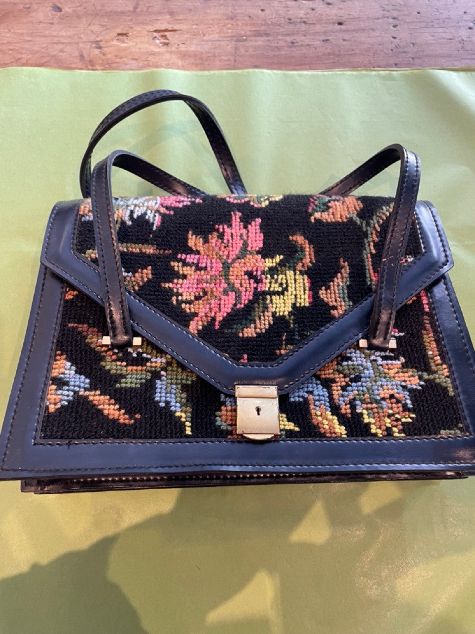 Vintage tapestry handbag