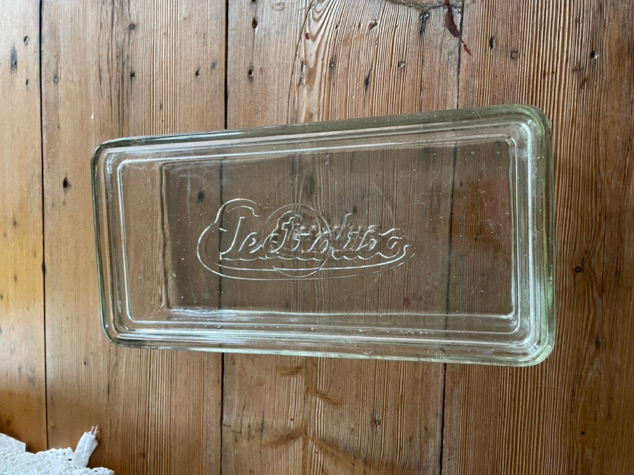 Electrolux Butter Fridge glass box with lid