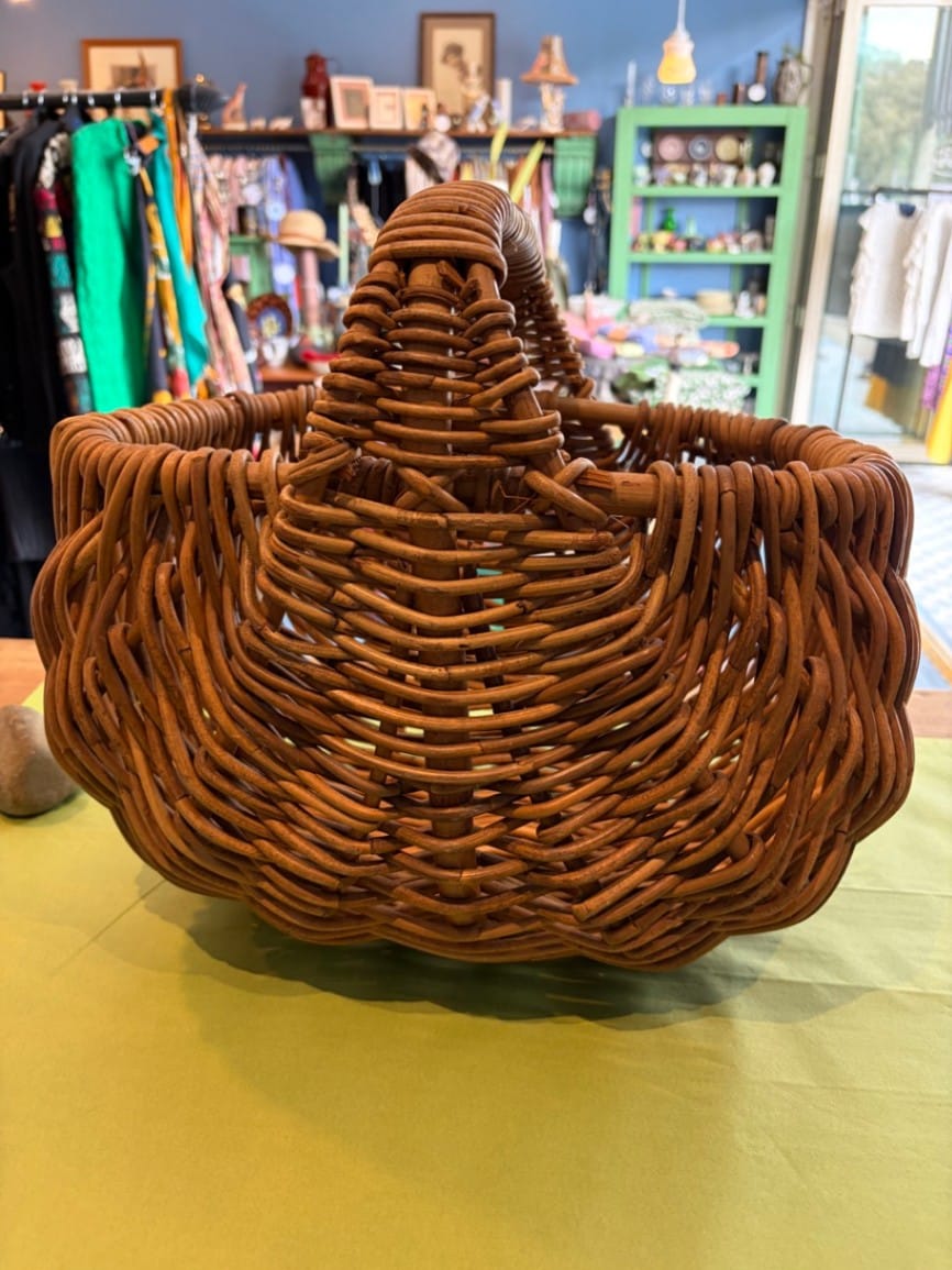 Vintage wicker basket One Size 