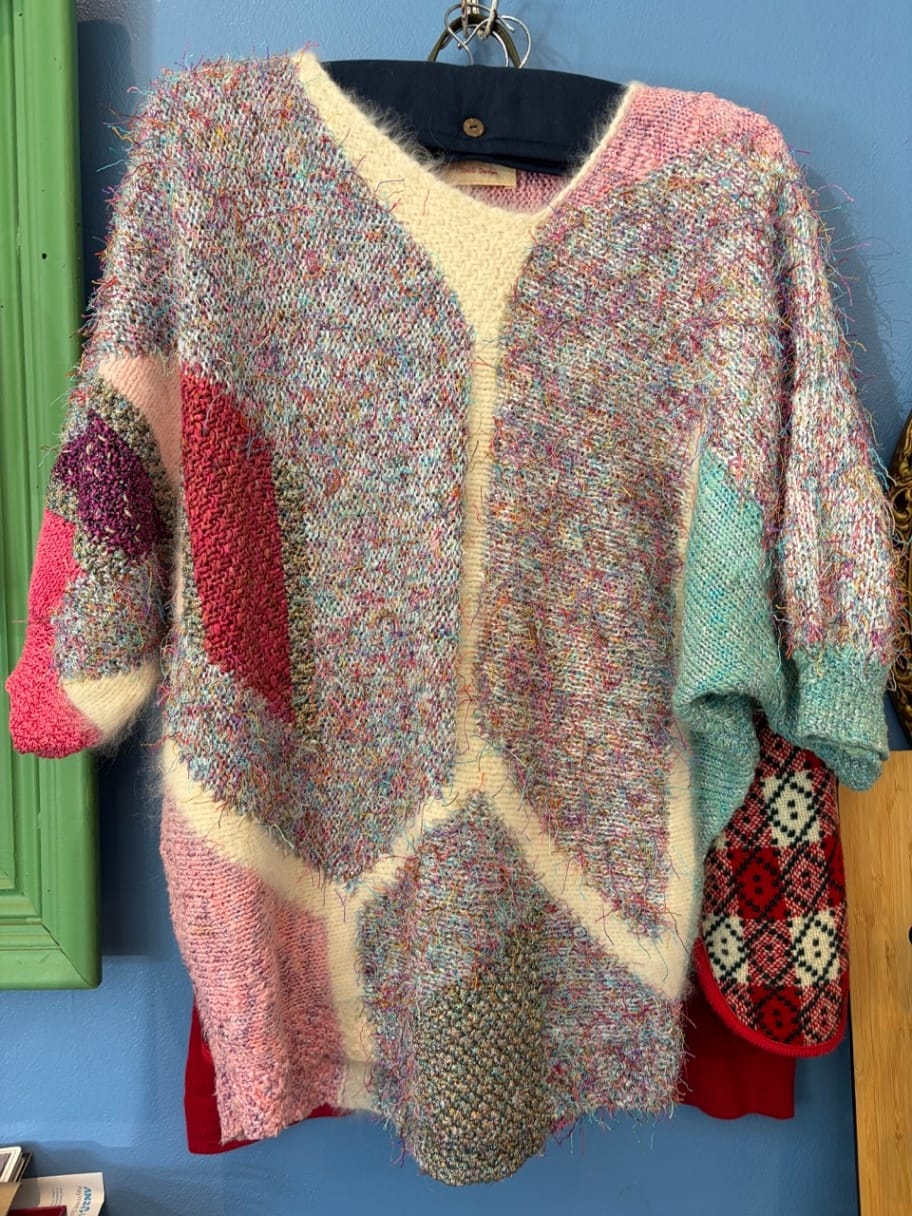 Hand knitted by Heidi Davies Jumper Multicolor