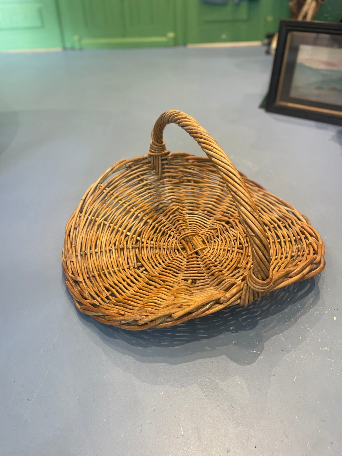 Wicker Flower Basket