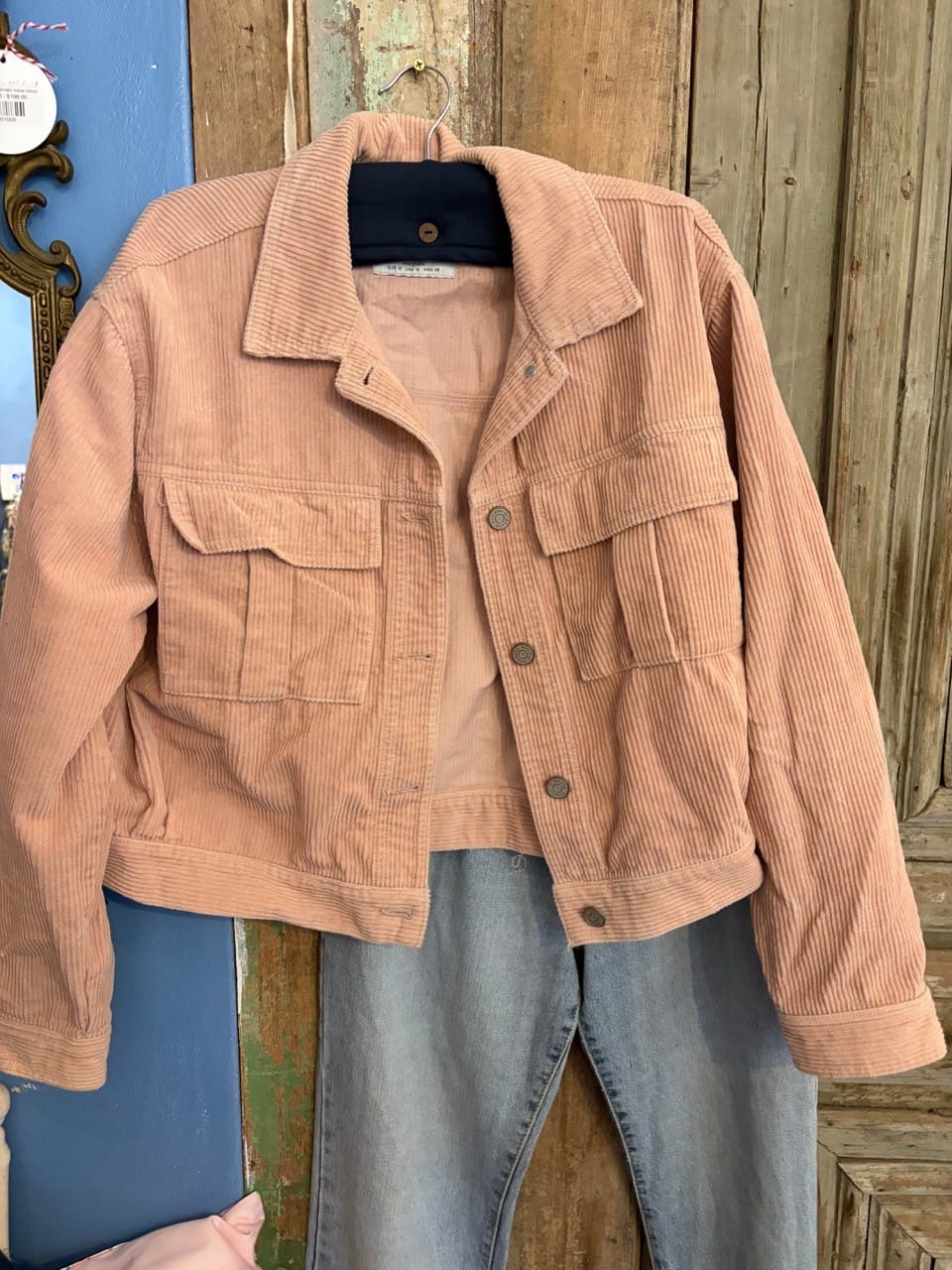 Pacific Republic pink corduroy jacket