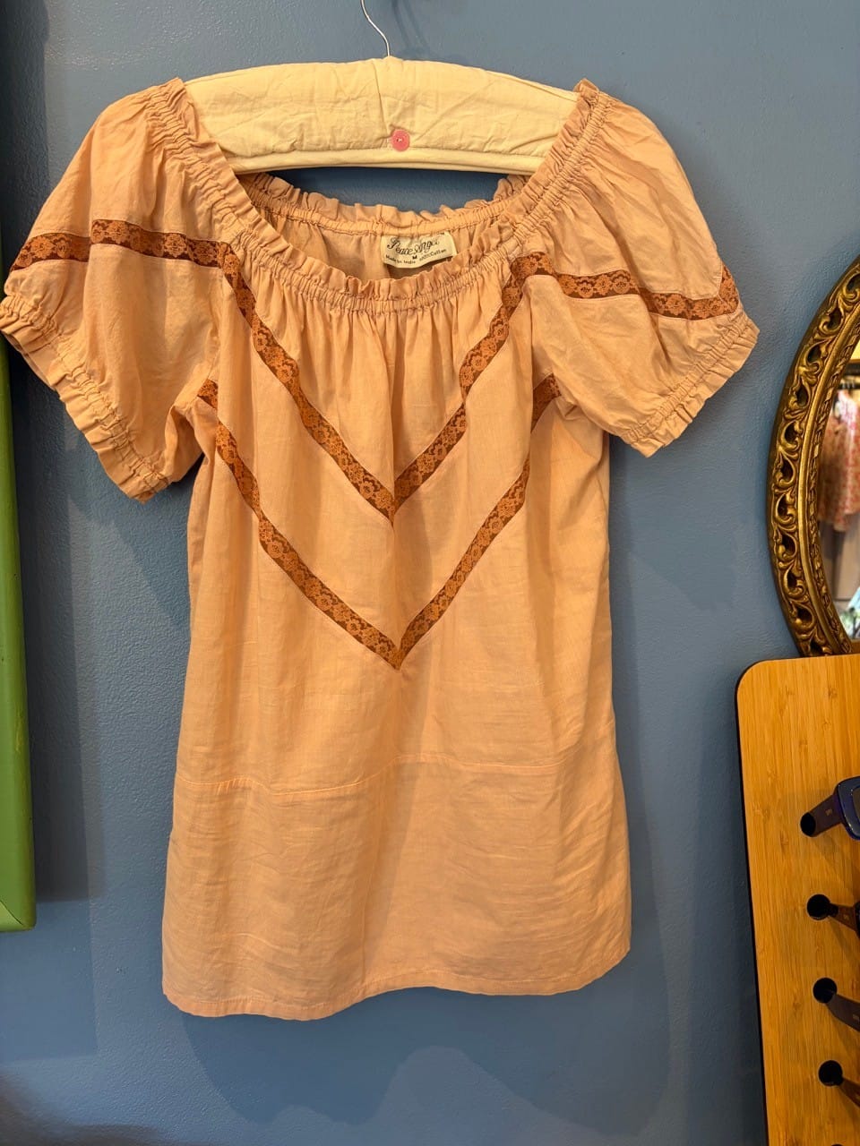 Peace Angel Blouse Peach