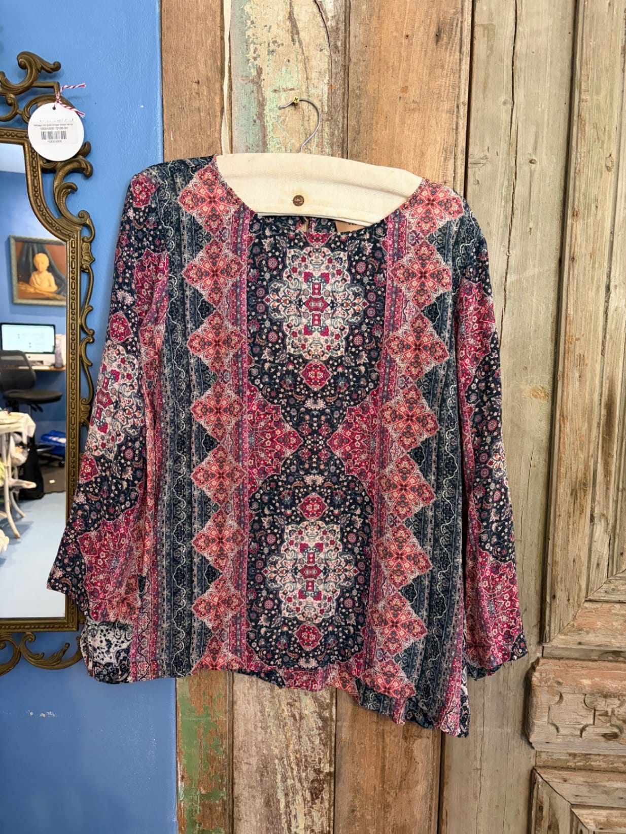 Kachel silk paisley Blouse