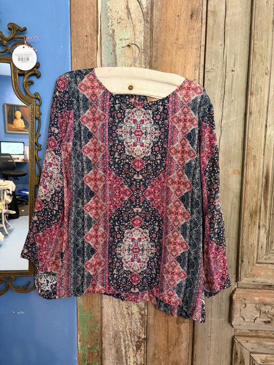 Kachel silk paisley Blouse