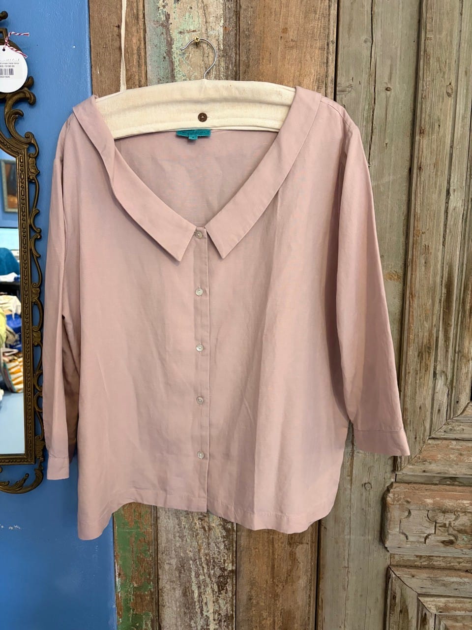 British India Traveller Blouse Dusty Pink