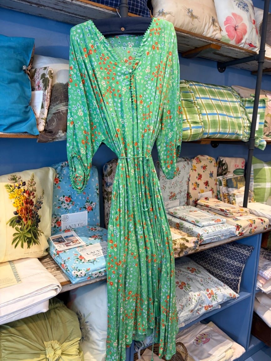 Bohemian Traders Dress Green