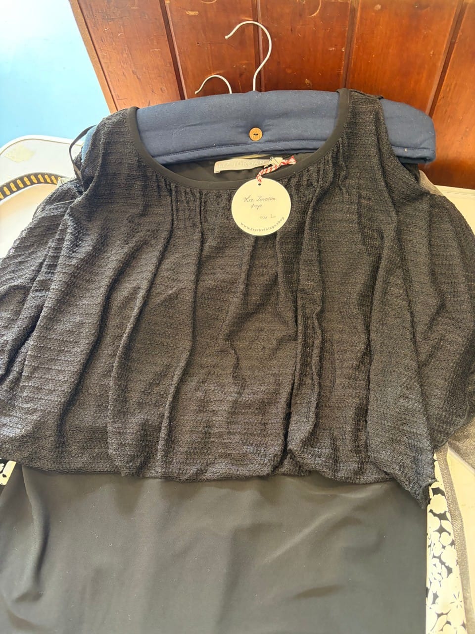 Liz Jordan Top L Black