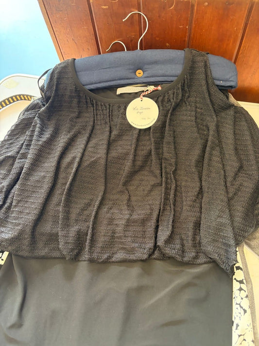 Liz Jordan Top L Black