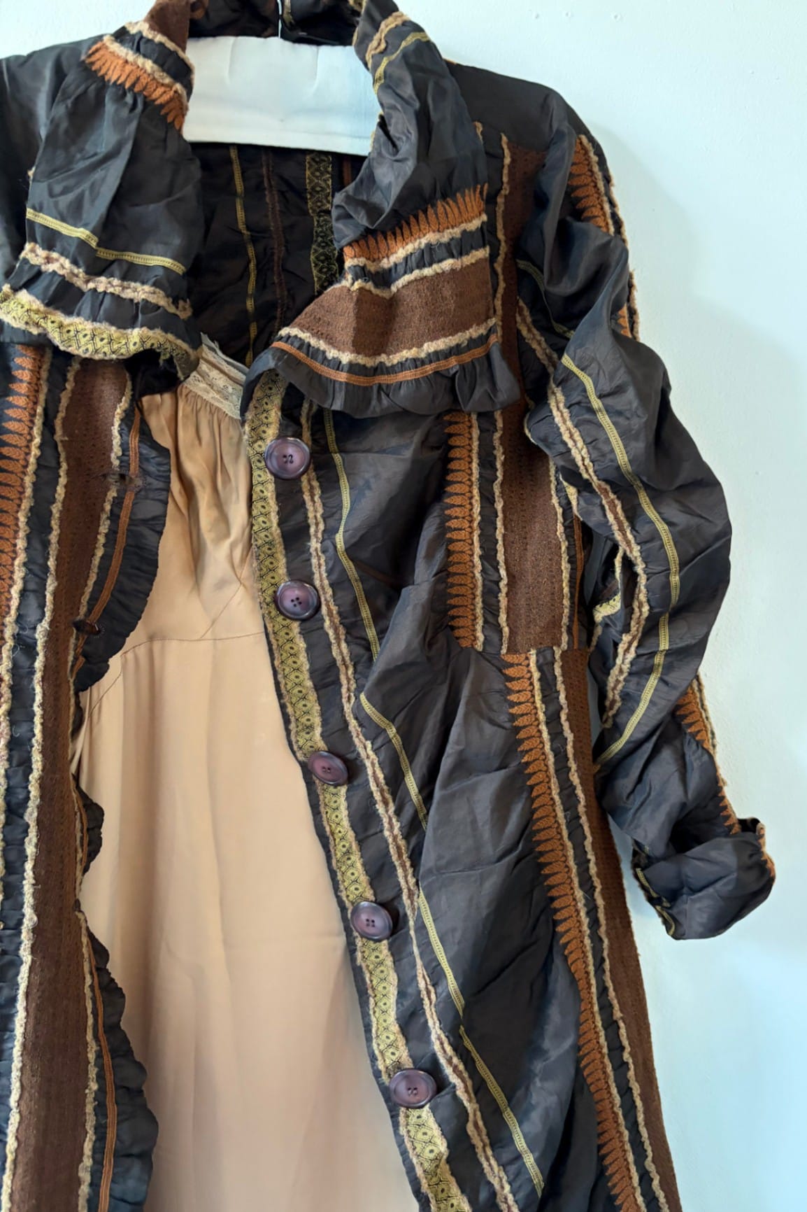 Von Troska assymetric multicolour jacket