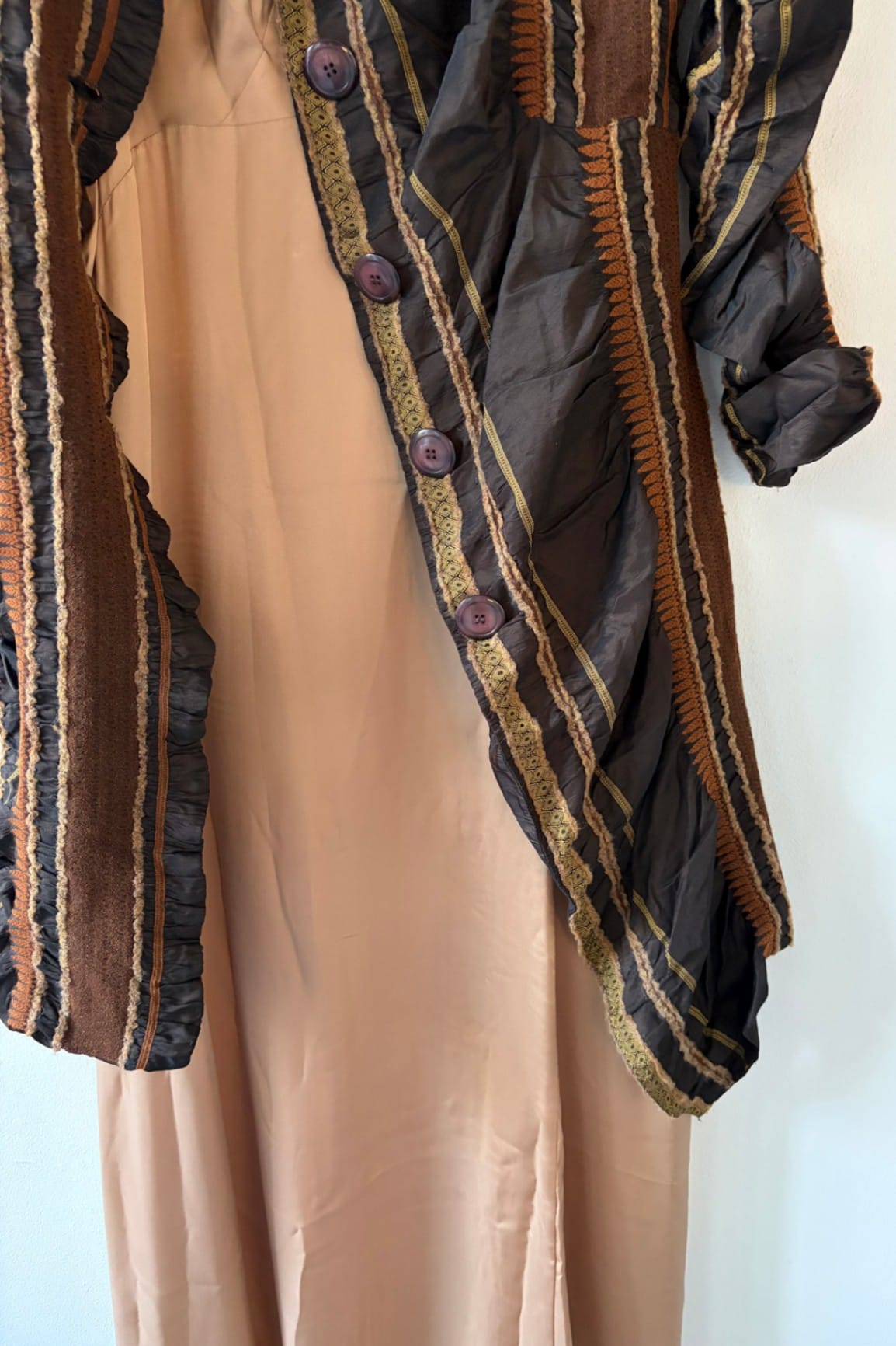 Von Troska assymetric multicolour jacket