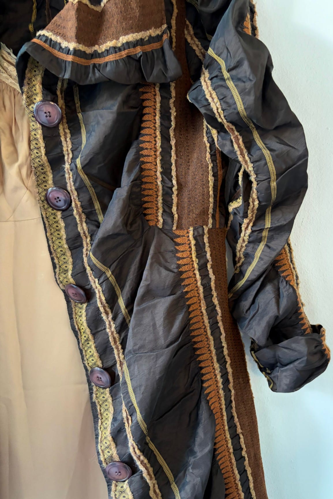 Von Troska assymetric multicolour jacket