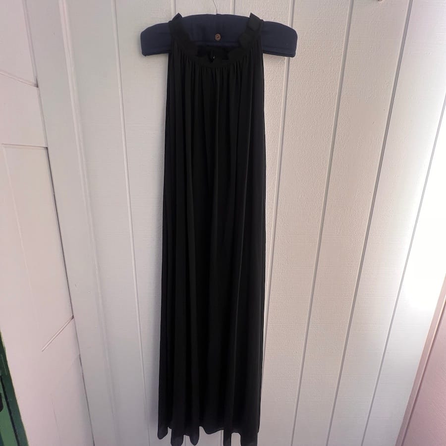 Filo crepe maxi dress 8
