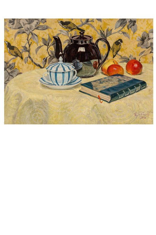 Art Print 25.2 Black Teapot