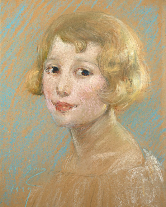 Art Print 26.5 Blonde Girl