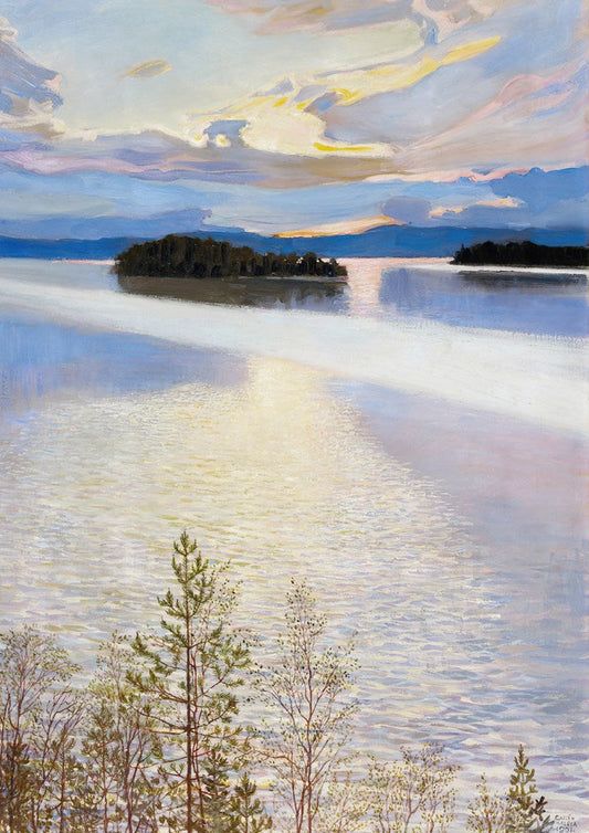 Art Print 30.8 Lake View