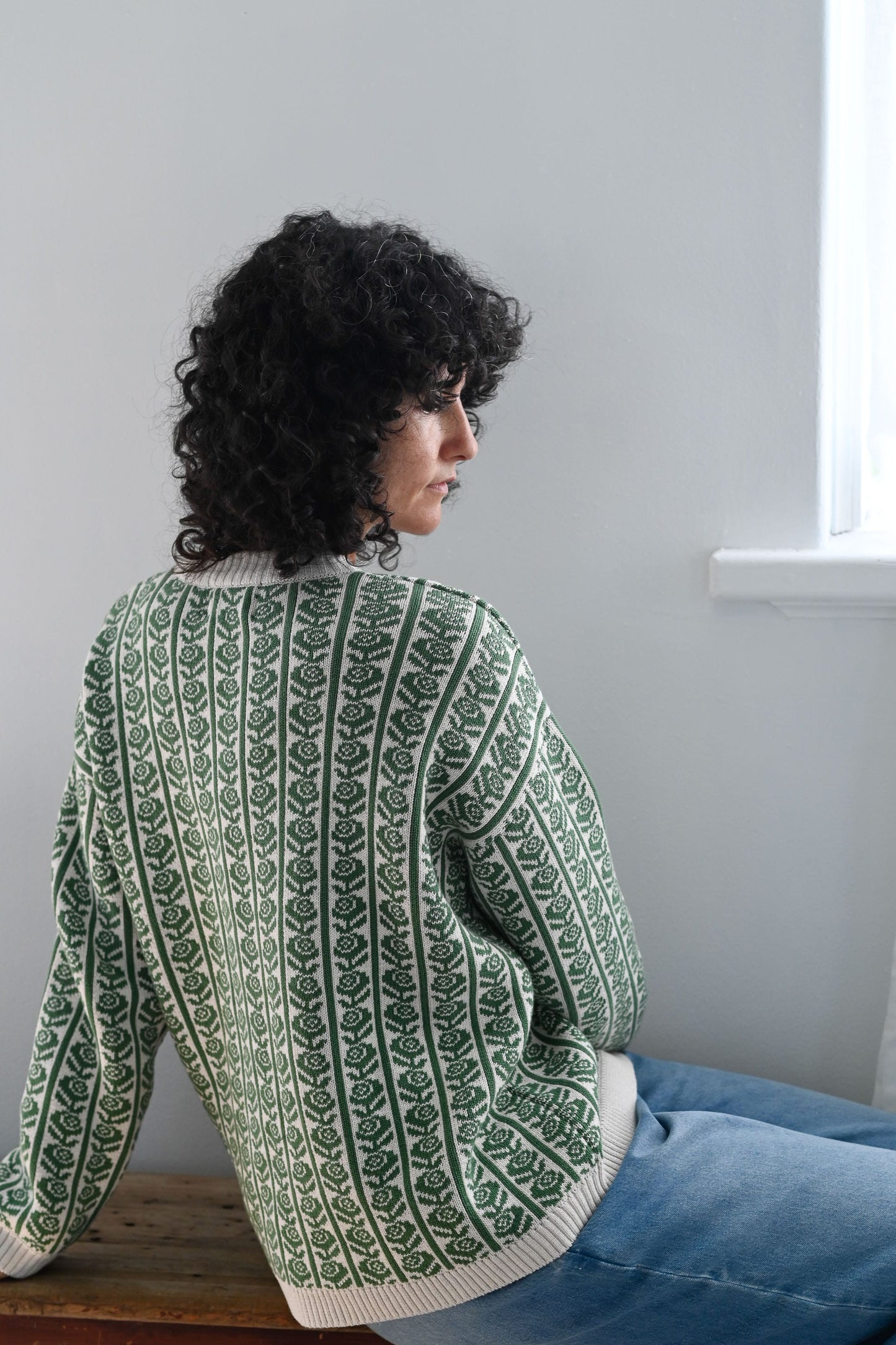 Agnes Jumper Roses Organic Cotton