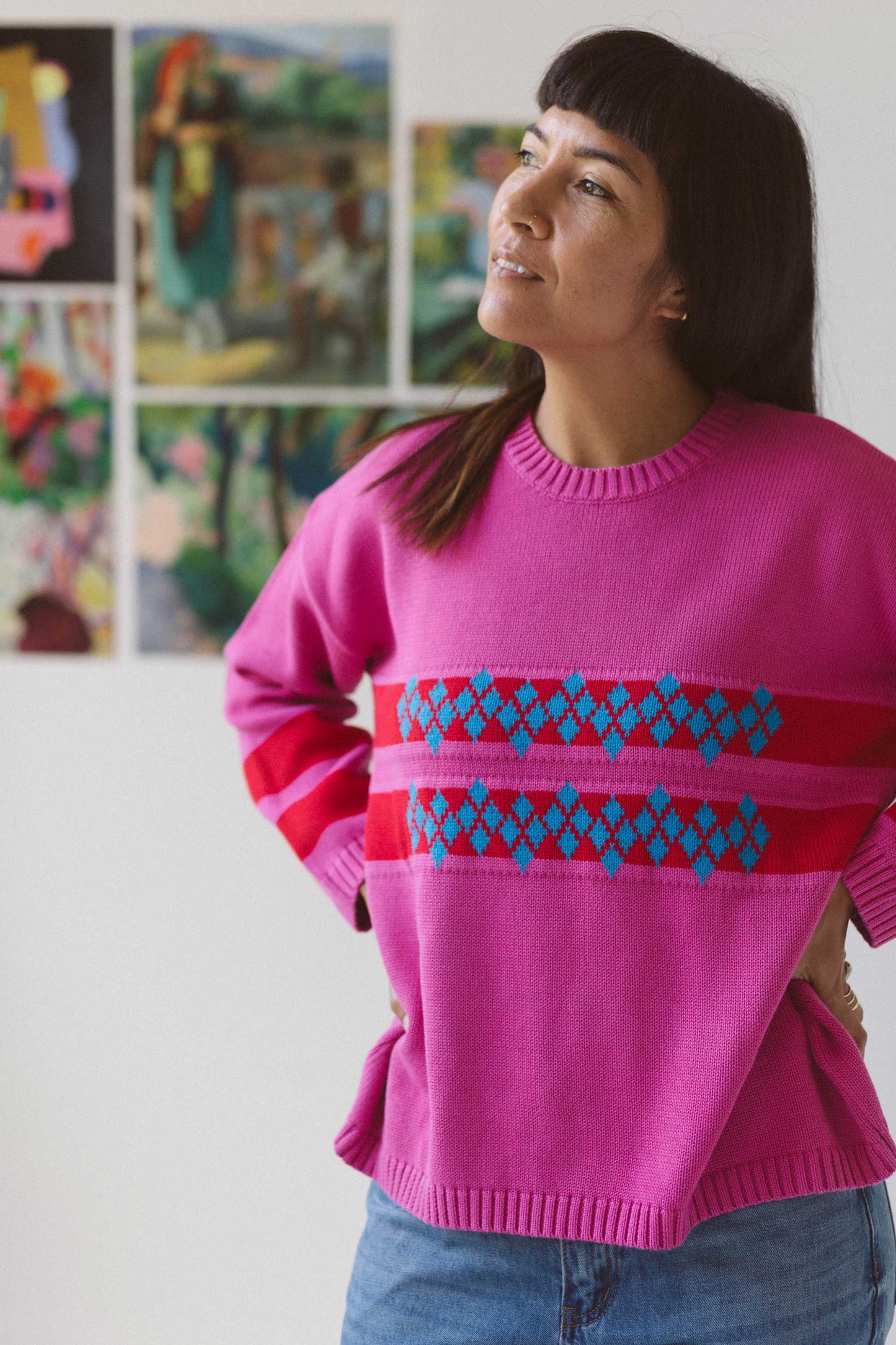 Agnes jumper in Zing *organic cotton