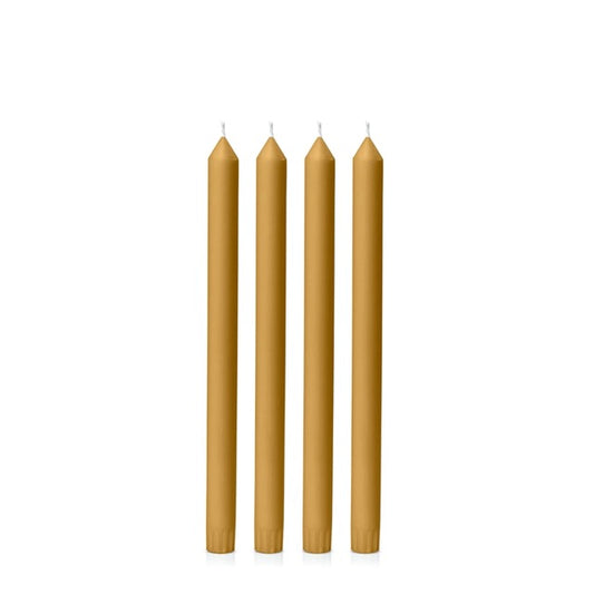 Eco Dinner Candle Mustard