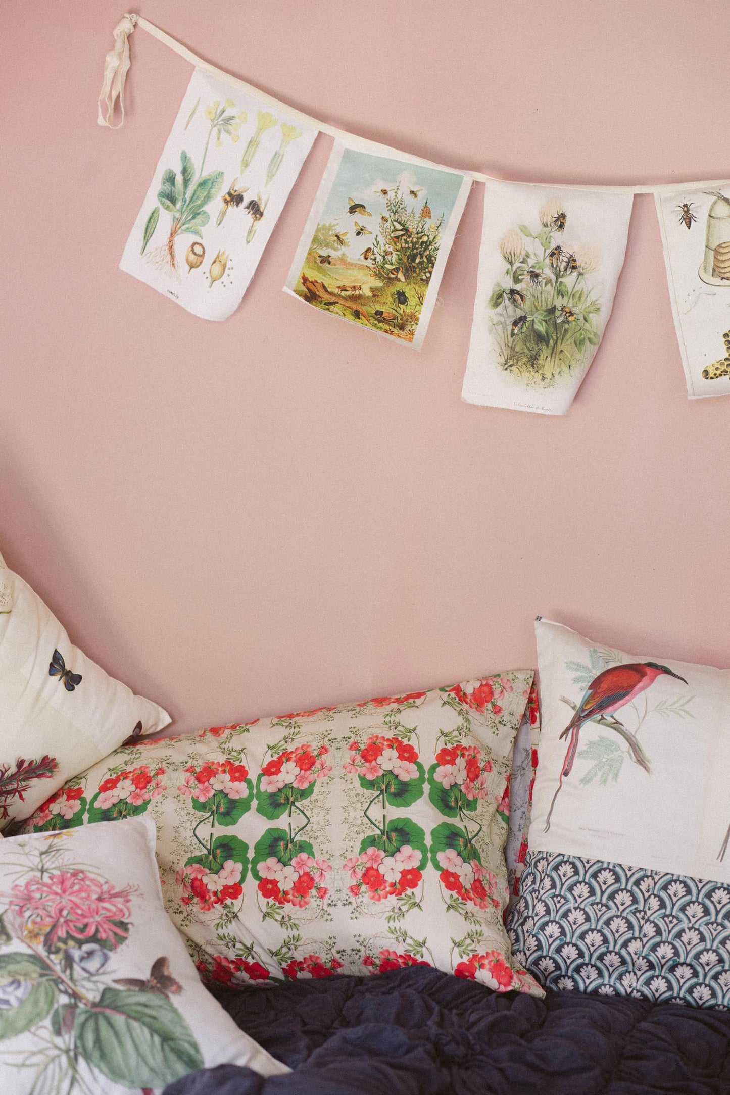 Pelargonium pillowcase set *organic cotton