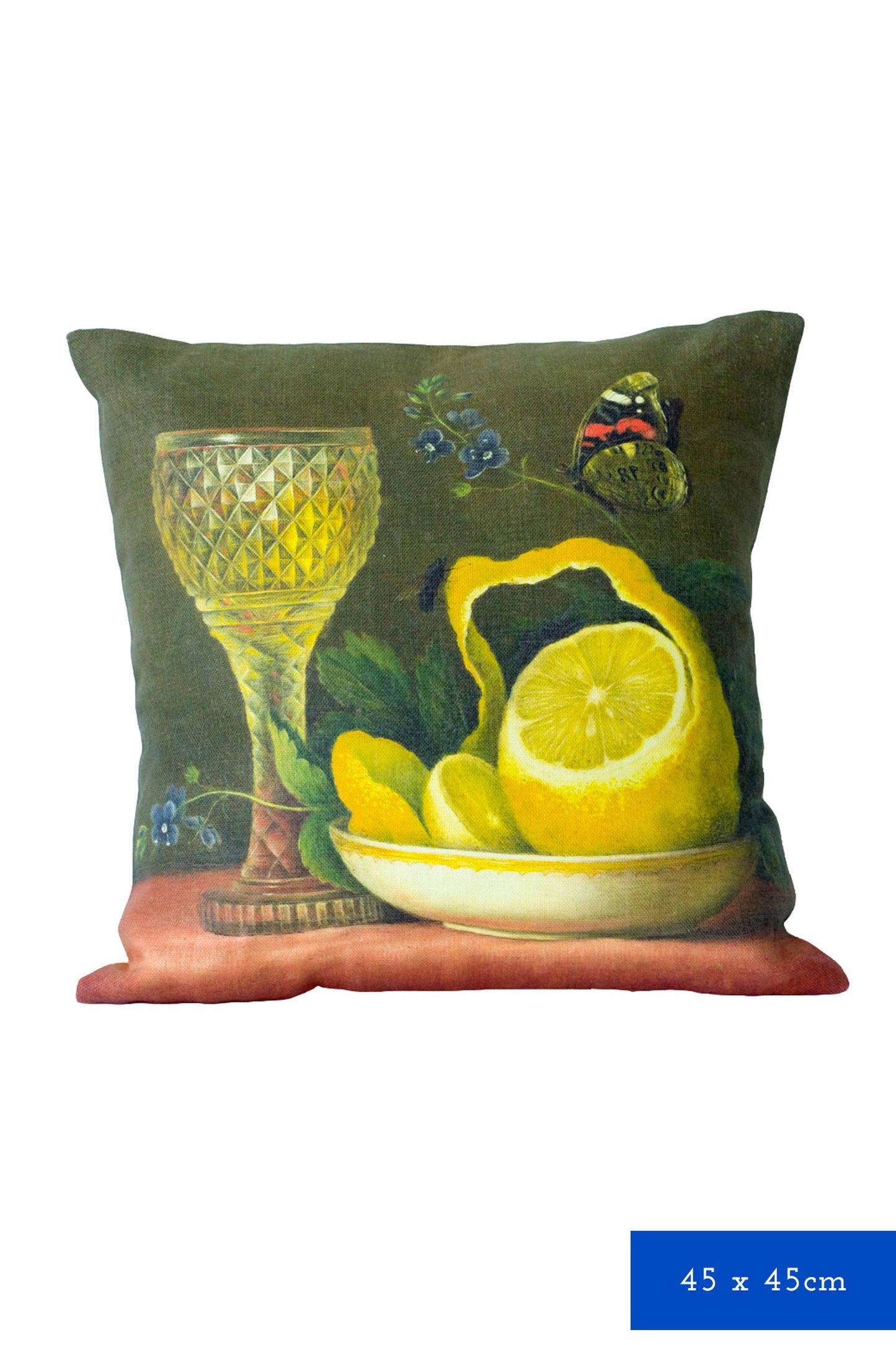 Still life with Lemon cushion cover *linen