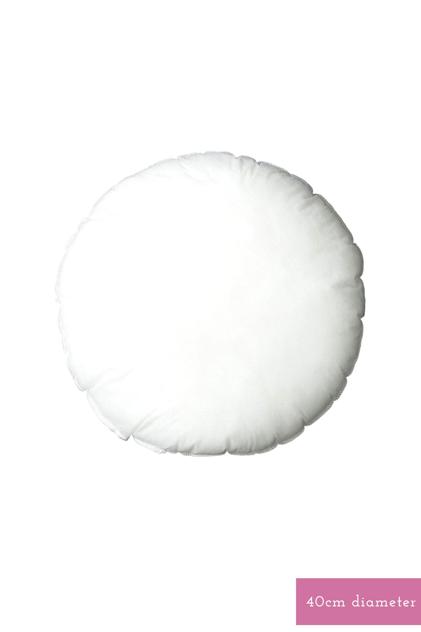 PET 40cm Small Round Cushion Insert