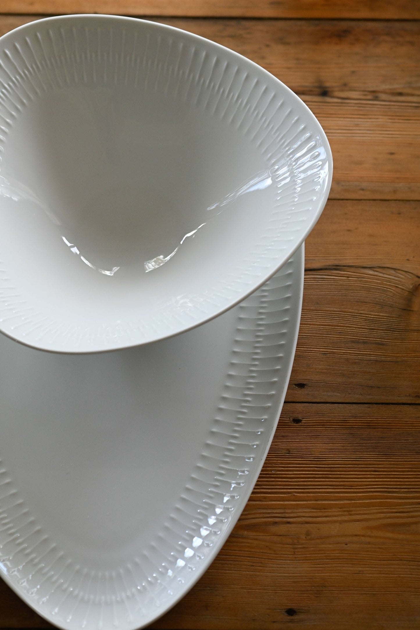 Vintage rare Apart by Hutschenreuther Vintage triangular salad bowl