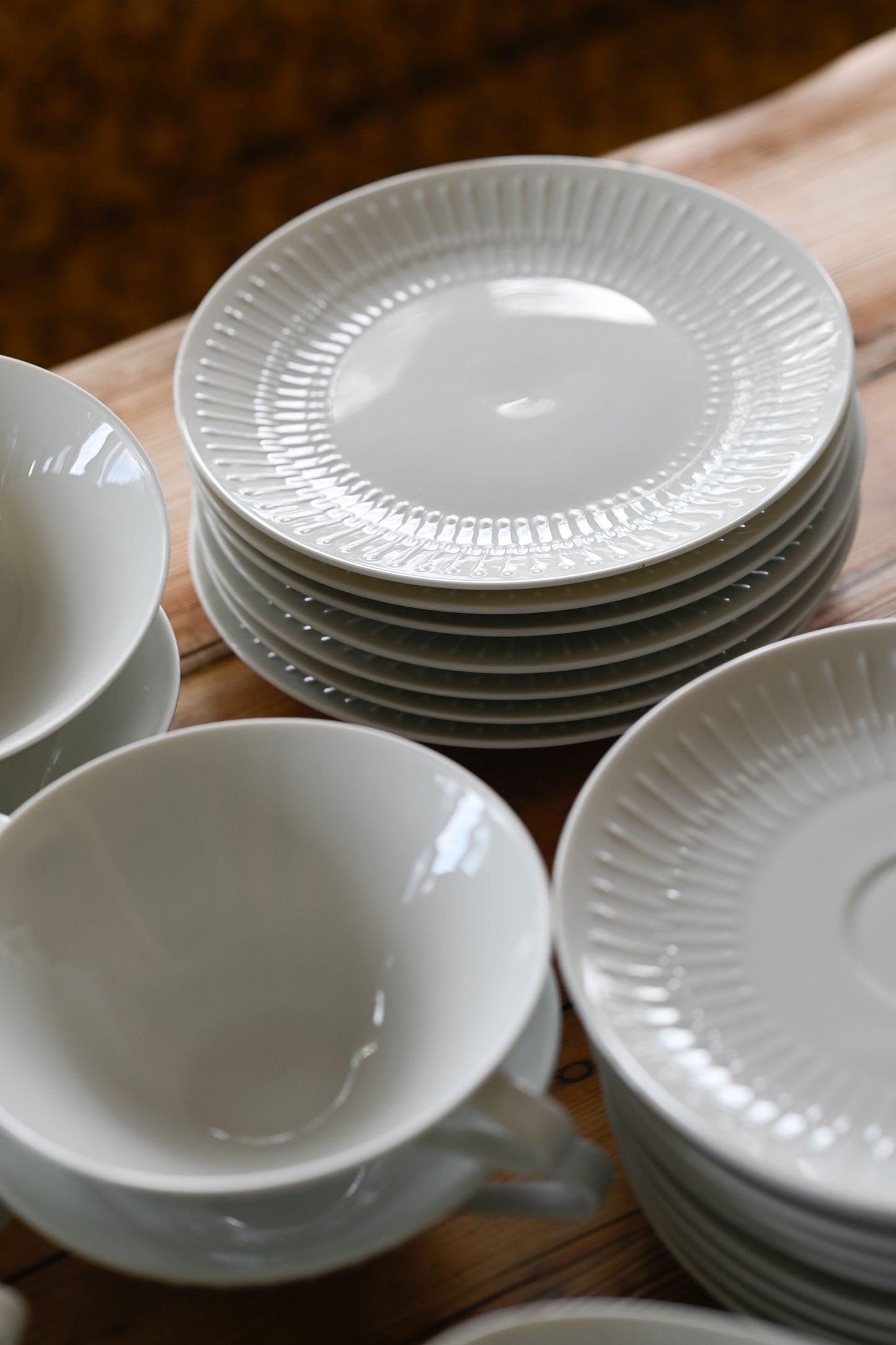 Vintage MCM rare "Apart"  by Hutschenreuther 1950s original dinner and tea set 117 pieces