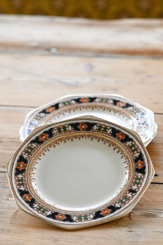 Antique Crown Pottery Tams Ware side plates Set of 6