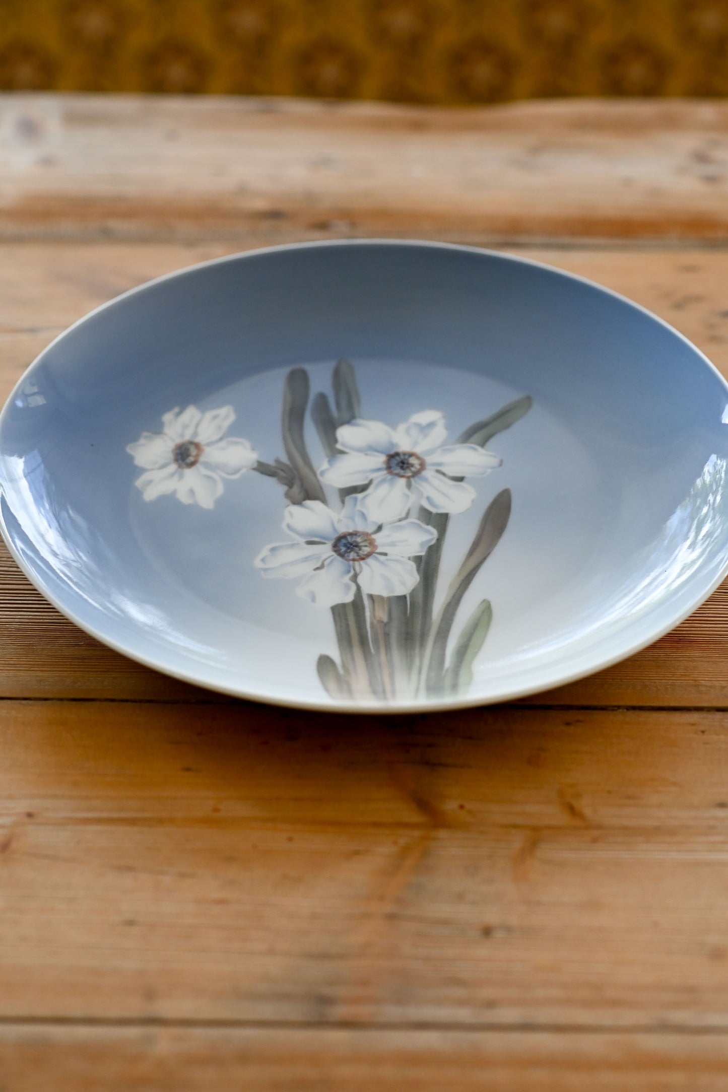 Vintage Royal Copenhagen Decorative Plate Narcissus Denmark 1956