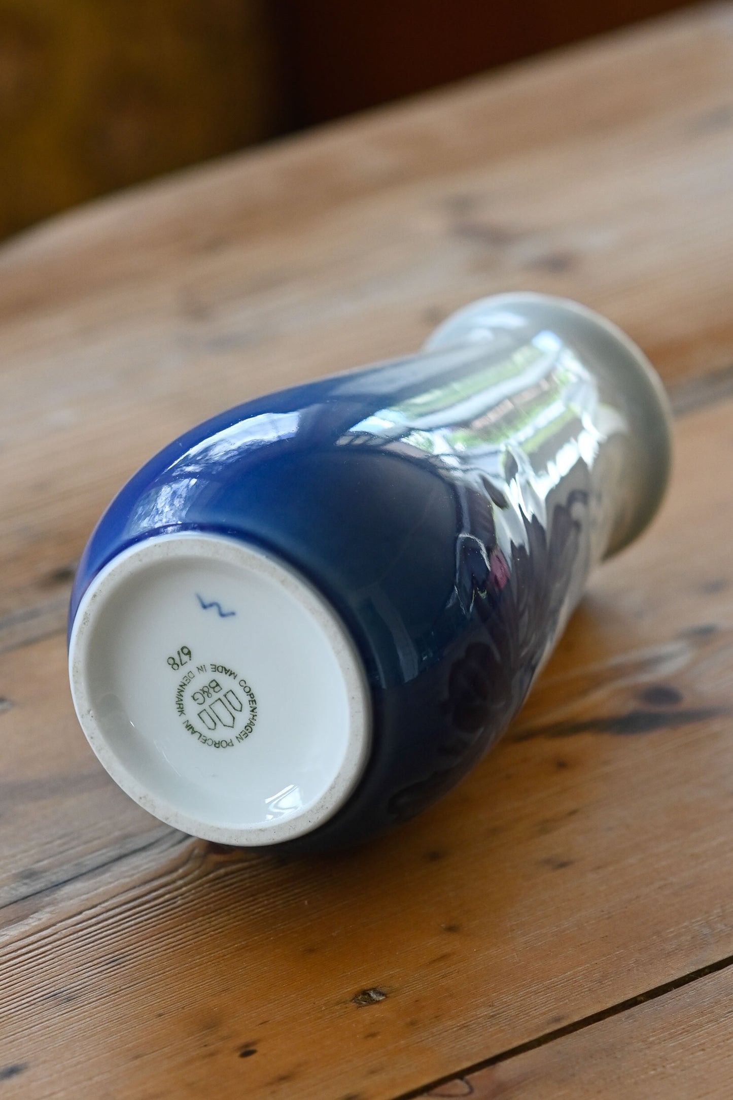 Vintage Bing & Grondahl Christmas Rose vase 1960s