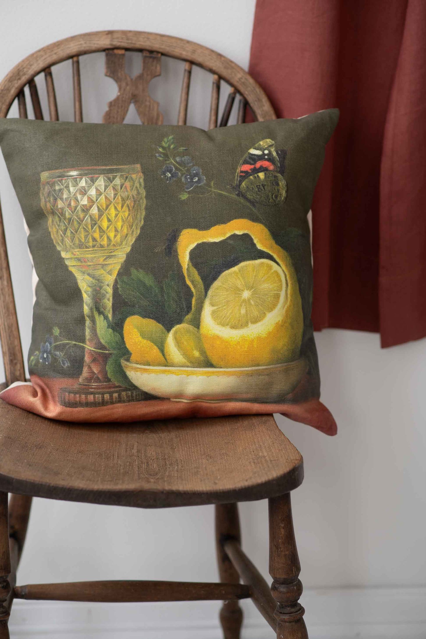 Still life with Lemon cushion cover *linen