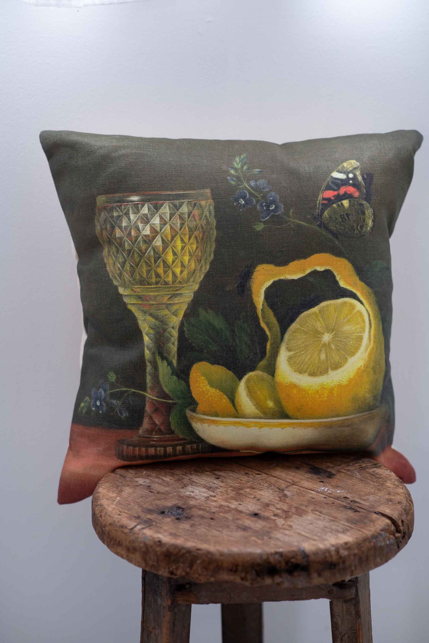 Still life with Lemon cushion cover *linen