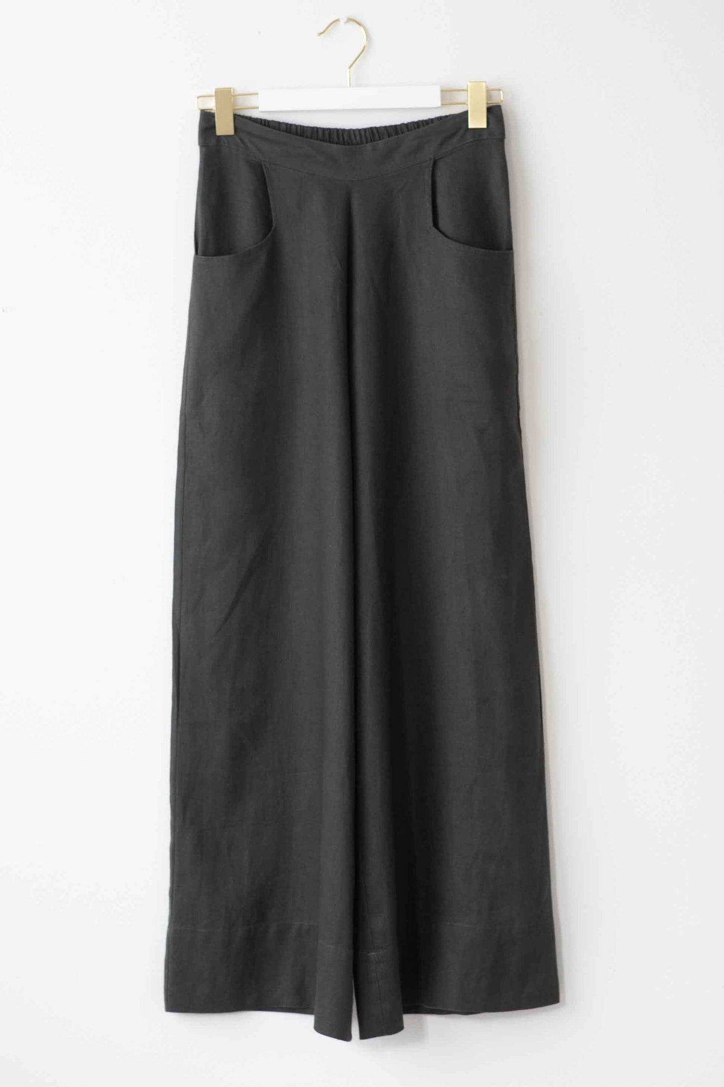 Ollie linen pant Carbon