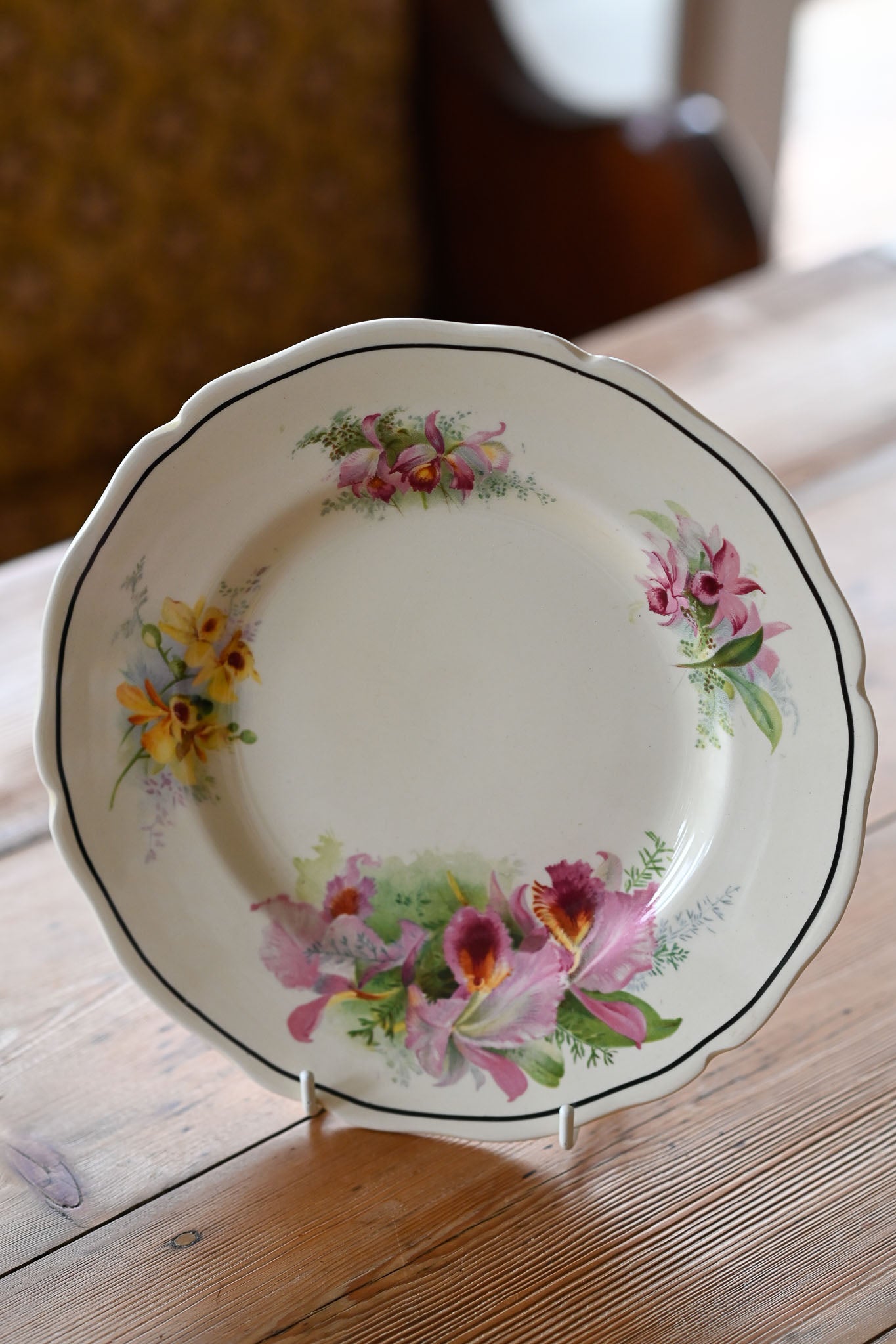 Royal Doulton Orchid pattern plate