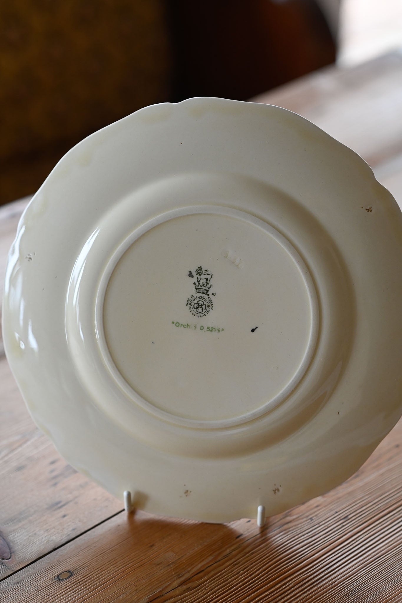 Royal Doulton Orchid pattern plate