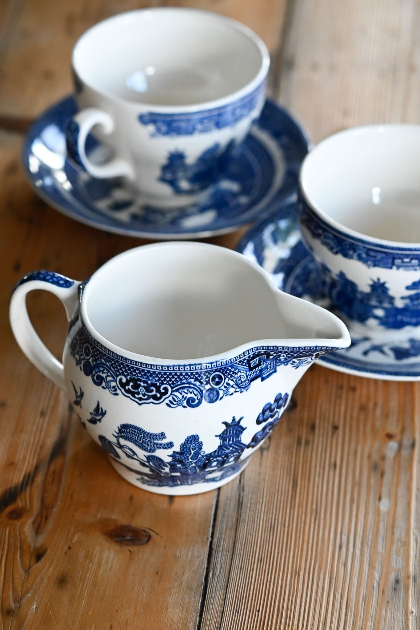 Johnson Bros Willow Pattern Small milk jug