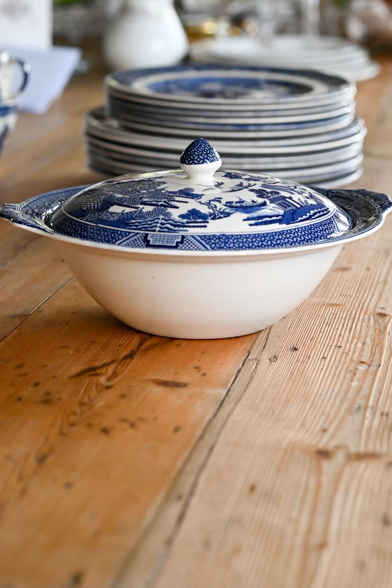Johnson Bros Willow Pattern Tureen