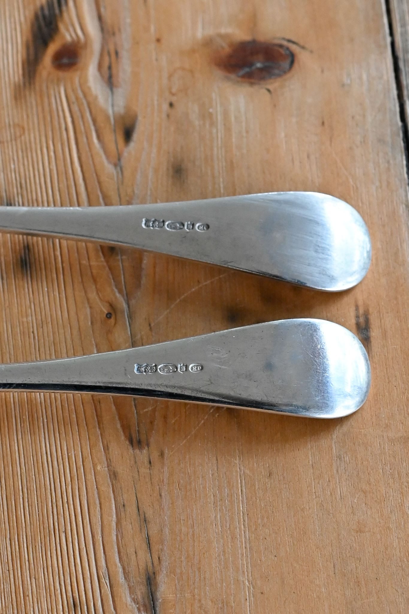Antique repousse embossed berry serving spoons 2 available
