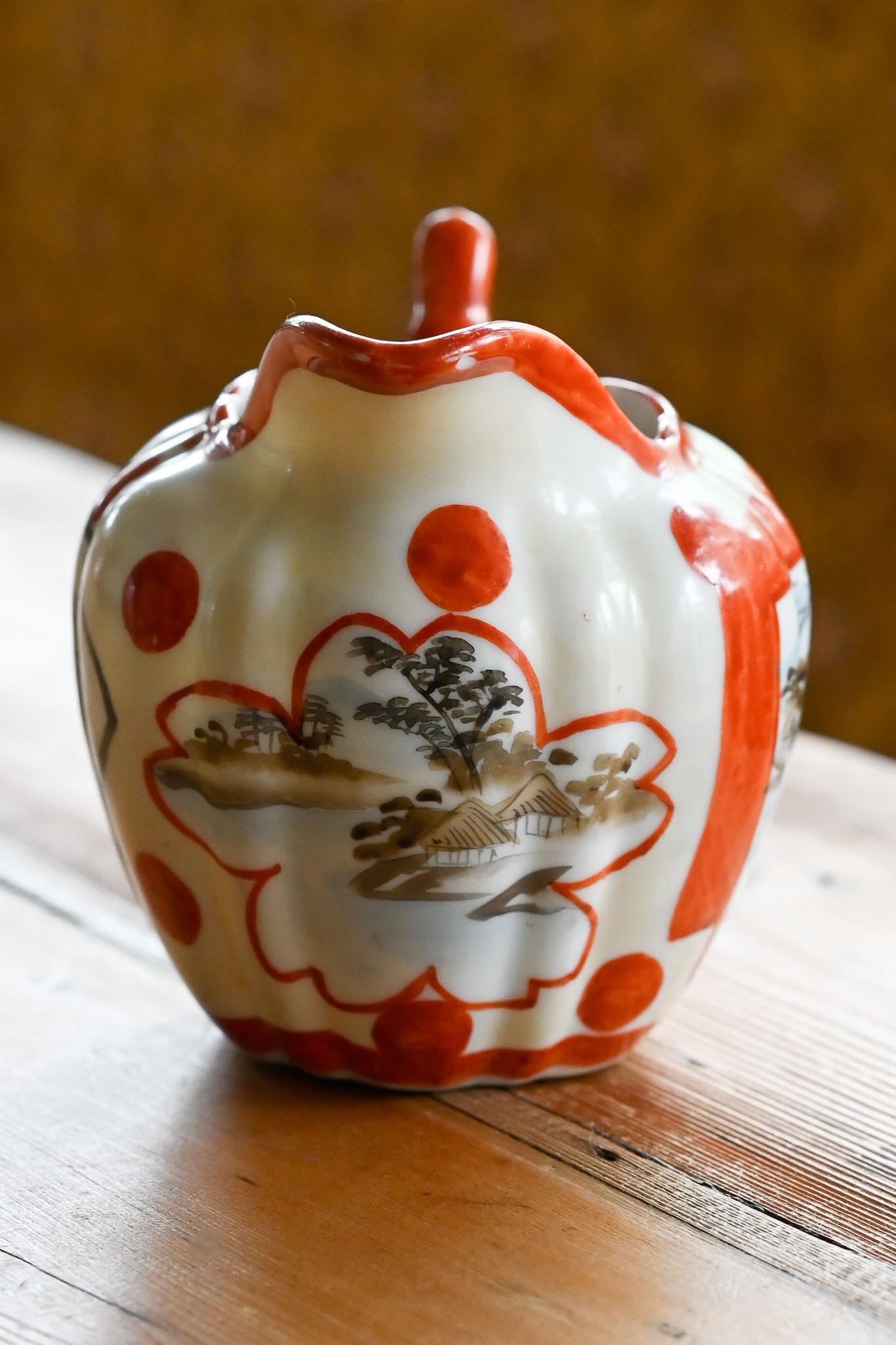 Vintage Japanese Nagoya hand painted porcelain jug