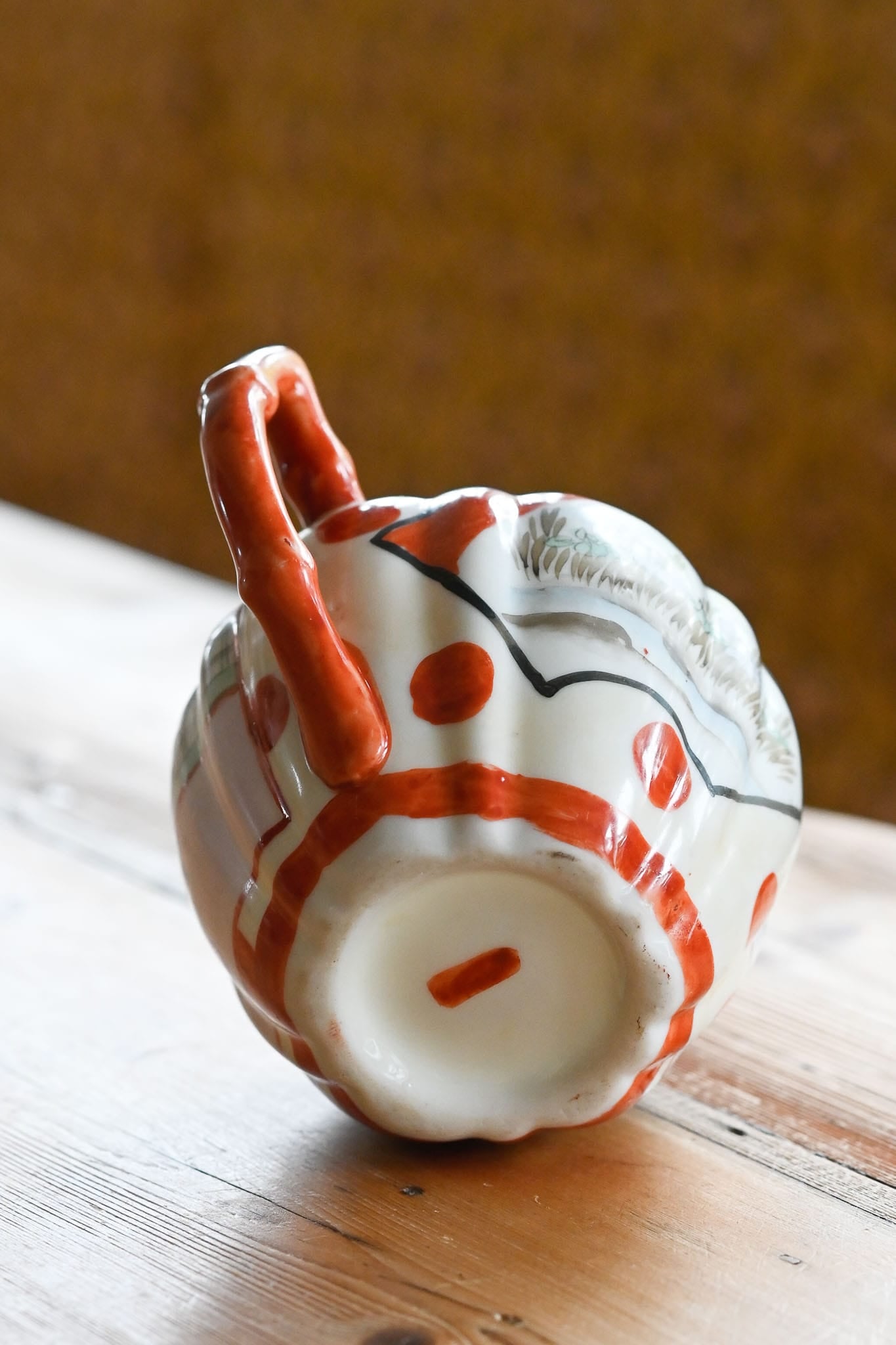 Vintage Japanese Nagoya hand painted porcelain jug