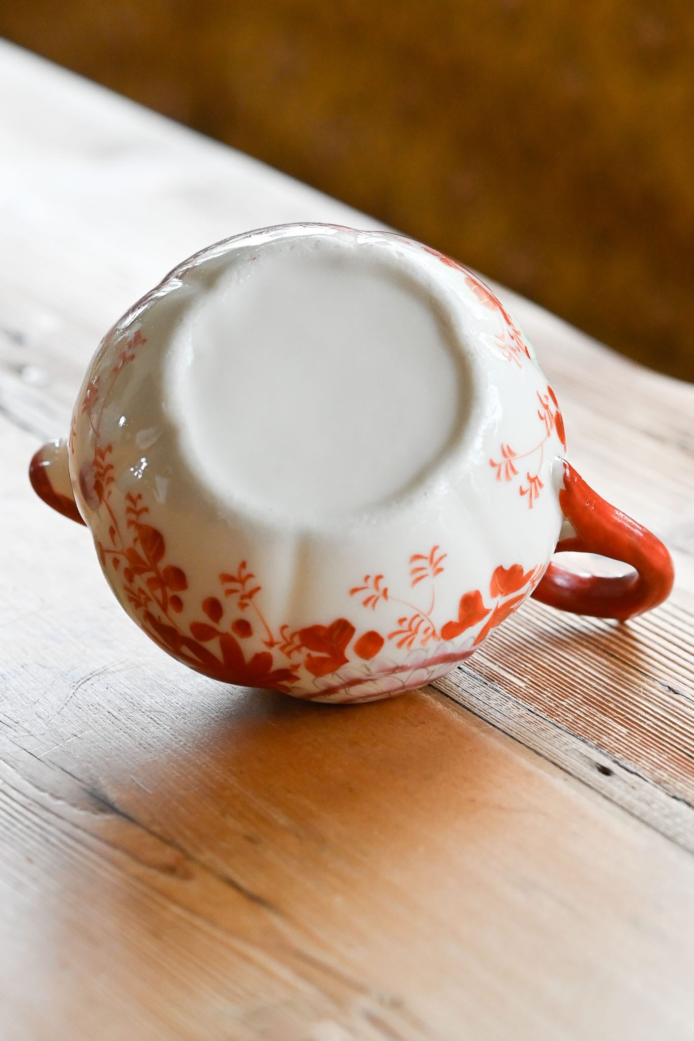 Vintage hand painted Japanese porcelain jug