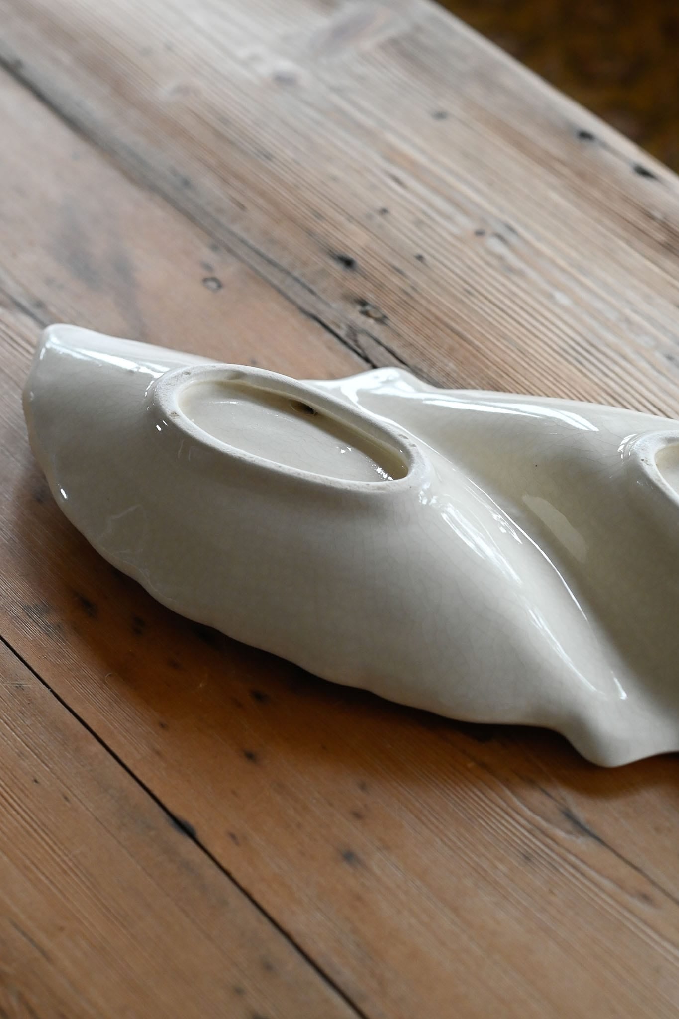 Vintage 1950s mid century divided serving dish