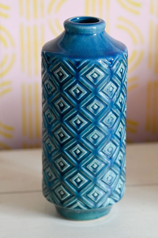 Vintage Bitossi-esque handmade pottery vase