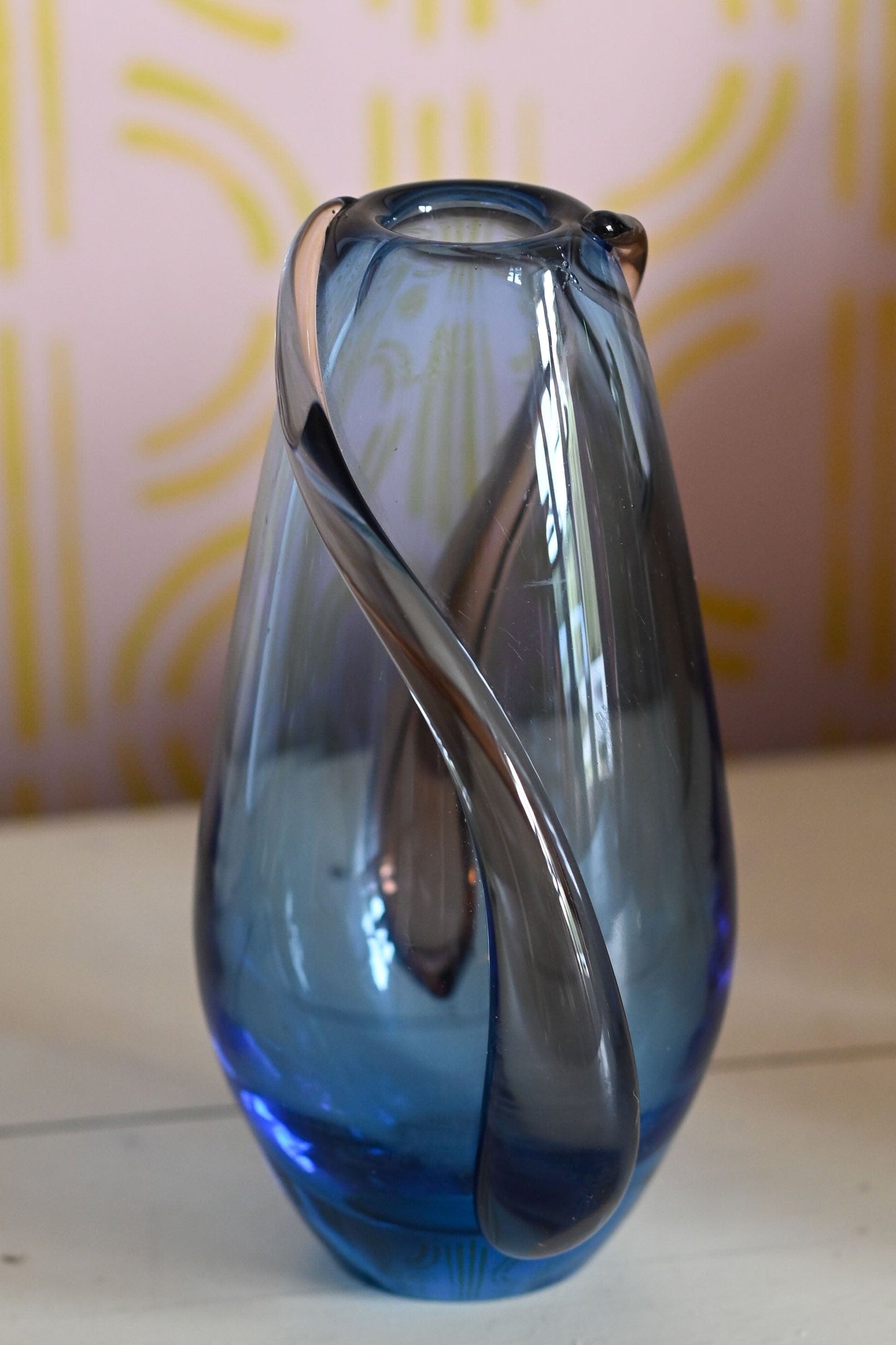 Vintage Hana Machovska art glass vase